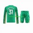 Camisola Manchester City Ederson Moraes 31 Guarda-redes Criança Equipamento Primeiro 2023-2024 Manga Comprida